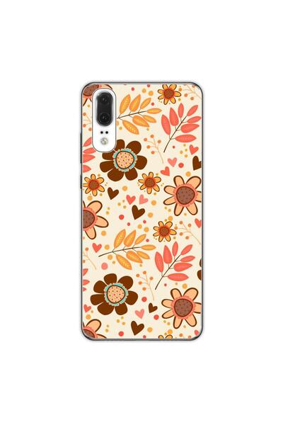 OEM Husa compatibila cu Huawei P20 Silicon Gel Tpu Model Loving Autumn