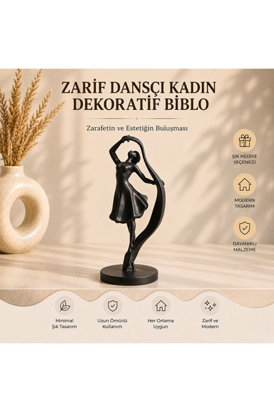 Karis ART Dansçı Kadın Biblosu, Balerin Kadın Dansçı Biblo
