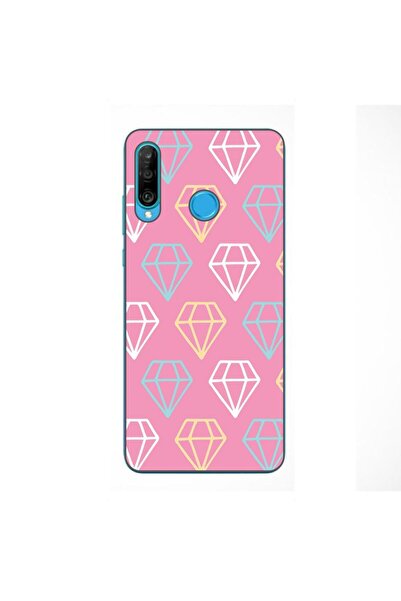 OEM Husa compatibila cu Huawei P30 Lite Silicon Gel Tpu Model Diamond Pattern...