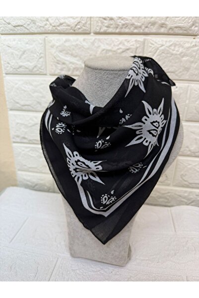 sema aksesuar Star Flower Ethnic Patterned Scarf Bandana - Gift