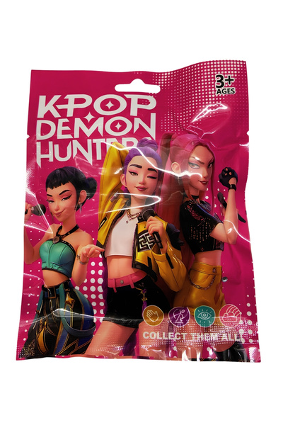 ÖZ OFİS K-POP Demon Hunters Sürpriz Blind Box Seti - Figür + 3 Kart