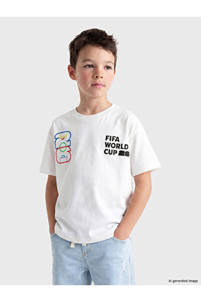 LC Waikiki I Fıfa 2026 World Cup Printed Boys' T-Shirt from Freezen Store