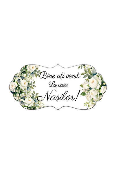 Bello Carino High quality decoration products Plăcuță " Bine ați venit la Cas...