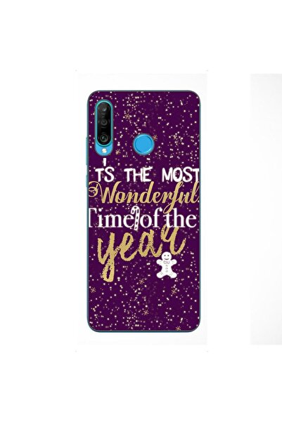 OEM Husa compatibila cu Huawei P30 Lite Silicon Gel Tpu Model Craciun Wonderf...