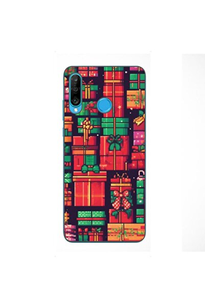OEM Husa compatibila cu Huawei P30 Lite Silicon Gel Tpu Model Pixel Art Gifts