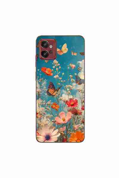 OEM Husa compatibila cu Motorola Moto G32 Silicon Gel Tpu Model Flori si Fluturi