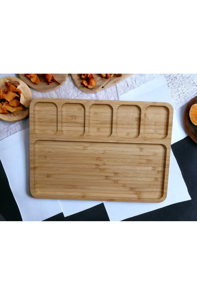 AKN Wooden Presentation Plate & Wooden Serving Plate Bamboo