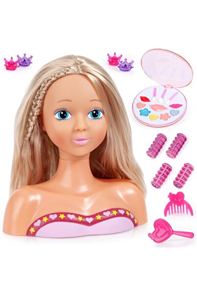 Bayer Doll bust for hair and makeup with accessories included Top Model Blonde