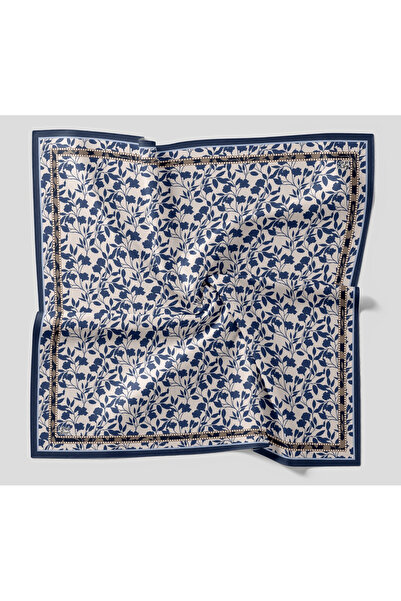 Levidor Crystal Scarf Ivy Pattern Saks Blue