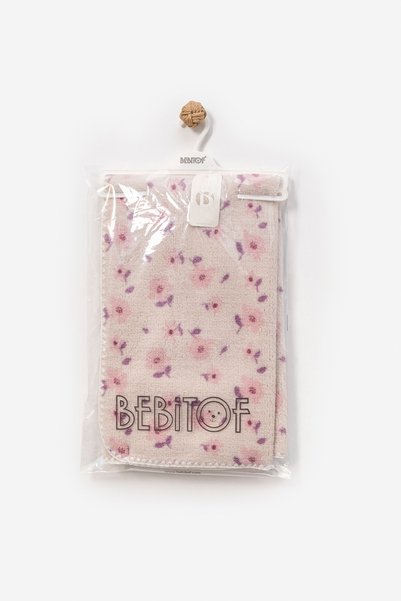 Bebitof Flowers Patterned 88X100 Wellsoft Baby Blanket