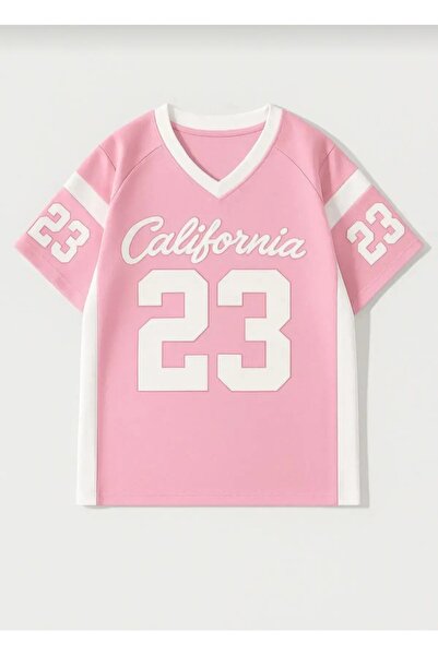 eyonnwear Tricou oversize cu imprimeu Pink California 23
