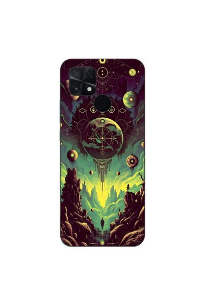 OEM Case compatible with Xiaomi Poco C40 Silicone Gel Tpu Pattern Mystical Pl...
