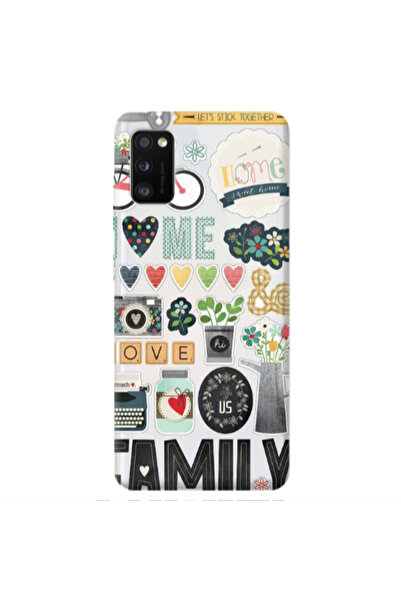 Other Samsung A41 Family love home Transparent Silicone TPU Θήκη