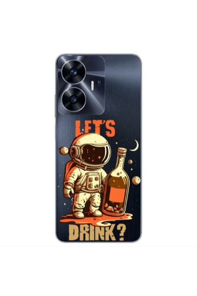 Other Realme Note 50 Lets drink Transparent Silicone TPU Θήκη
