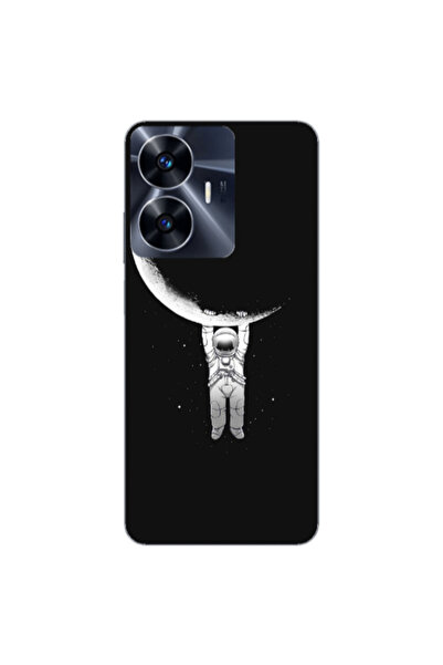 Other Realme Note 50 Swinging on the moon Transparent Silicone TPU Θήκη