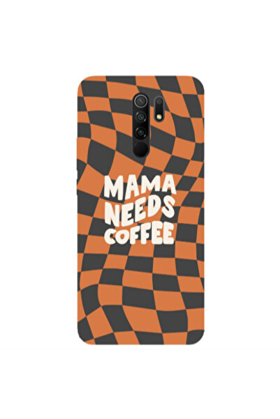 Other Xiaomi Redmi 9 Mama needs coffee Transparent Silicone TPU Θήκη