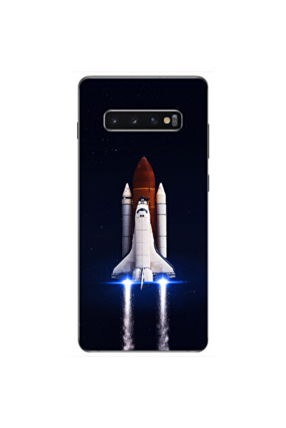 Other Samsung S10 Plus space travel Transparent Silicone TPU Θήκη