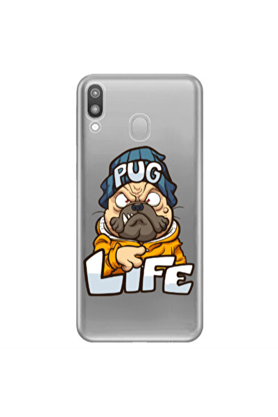 Other Samsung M20 Pug Life 2 Transparent Silicone TPU Θήκη
