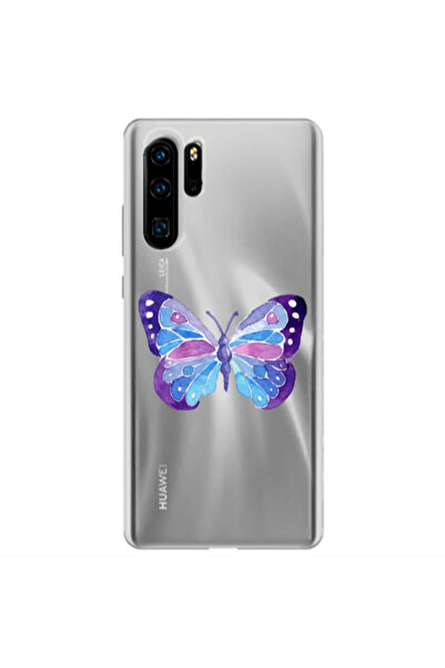 Other Huawei P30 Pro Big Butterfly Transparent Silicone TPU Θήκη