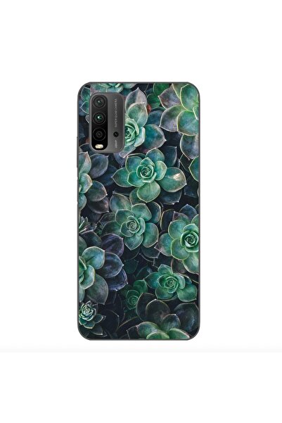 OEM Case compatible with Xiaomi Redmi 9T Silicone Gel Tpu Rock Flowers Pattern