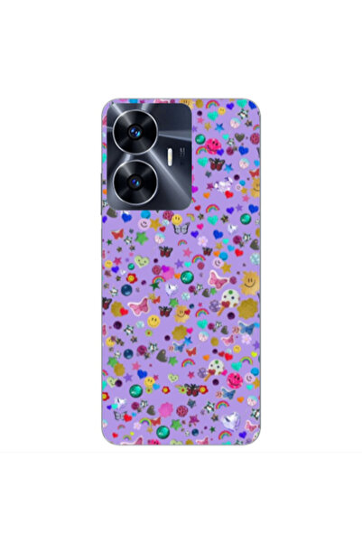 Other Realme Note 50 Stars and Rainbow Transparent Silicone TPU Θήκη