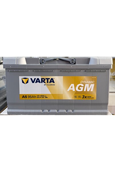 Varta / AGM 95 AMPER AKÜ (START-STOP) AKÜ 2025 TARİHLİ
