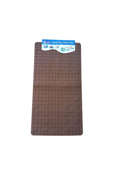 OEM Covoraș de baie antiderapant cu ventuze, din plastic, 36x68 cm, maro
