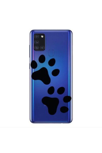 Other Samsung A21S Paws Transparent Silicone TPU Θήκη
