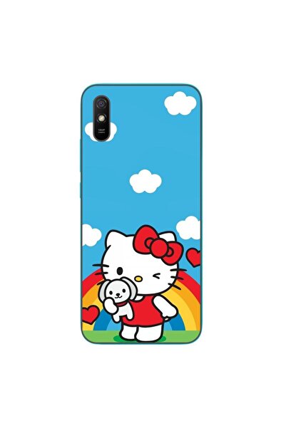 OEM Husa compatibila cu Xiaomi Redmi 9A Silicon Gel Tpu Model Hello Kitty Rai...
