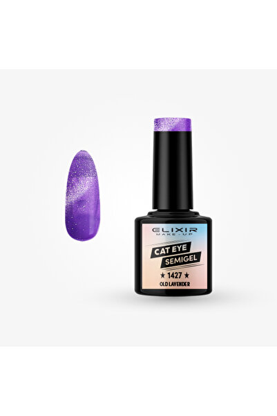Elixir CAT EYE SEMI GEL (ΗΜΙΜΟΝΙΜΟ BΕΡΝΙΚΙ) - 1427 OLD LAVENDER 8ML