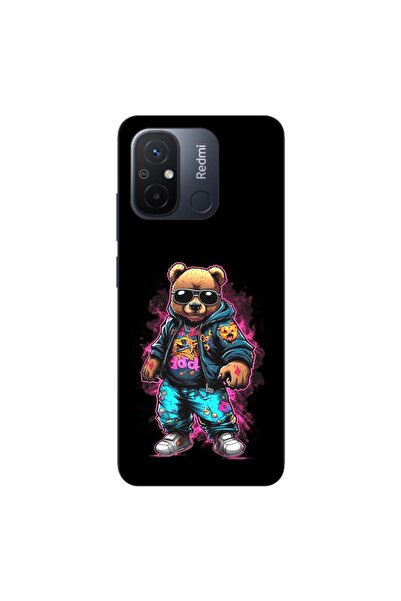 OEM Θήκη συμβατή με Xiaomi Redmi 12C Σιλικόνης Gel TPU με σχέδιο Αρκούδας Coo...