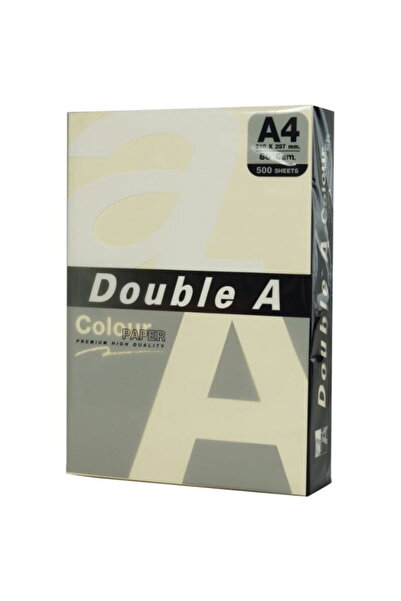 DOUBLE A Color copier paper A4, 80g/m2, 25 sheets/pack, - pastel ivory