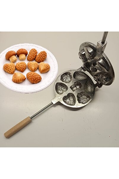 wei inox Forma pentru prăjituri asortate – din dur aluminiu, mânere de lemn, ...