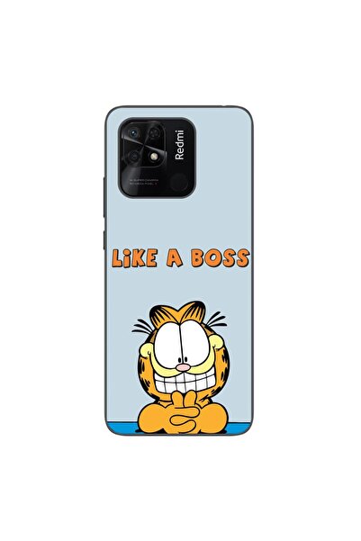 OEM Θήκη συμβατή με Xiaomi Redmi 10C Σιλικόνης TPU με σχέδιο Garfield Like A ...