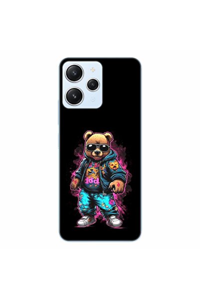 OEM Θήκη συμβατή με Xiaomi Redmi 12 4G Σιλικόνης Gel TPU με σχέδιο Αρκούδας, ...