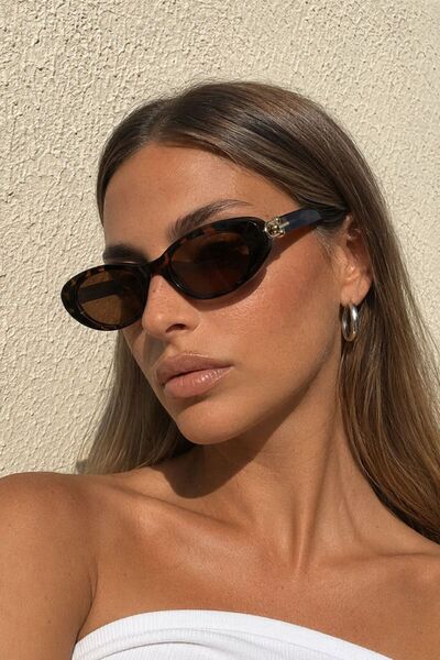 Goldmine Women's Tivory Sunglasses Uv400 Leopard Brown