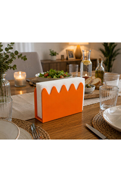 Major Hobi Modern Wave Design Napkin Holder 3D Printing Desktop Napkin Stand ...
