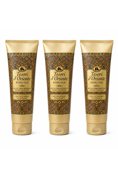 Tesori d'Oriente Set 3 x Tesori d’Oriente Royal Oud, cremă de duș aromatică, ...