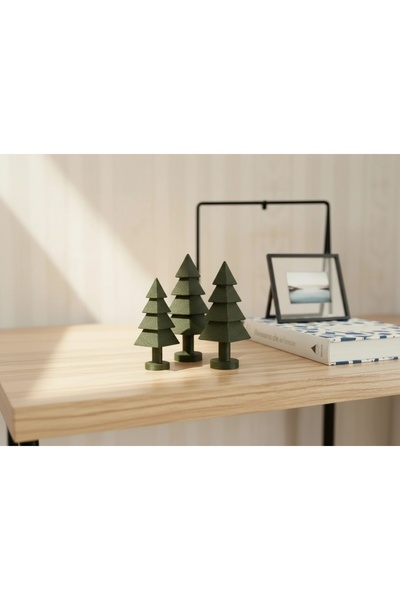 OEM Set 3 Figurine Decorative Minimaliste Stil Copac Obiect Decorativ Interio...