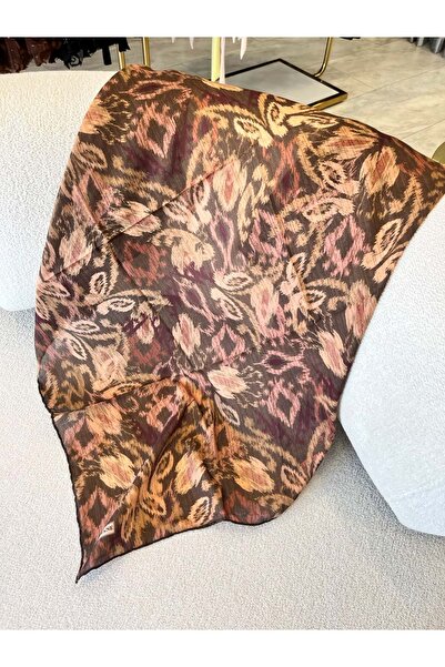 Modario Si̇yane Natural Scarf Pattern 2 - 11