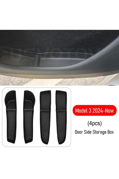 Choice3 Model 3 2024-Now USVOTOV Car Door Side Storage Box for 2025 2026 Tesl...