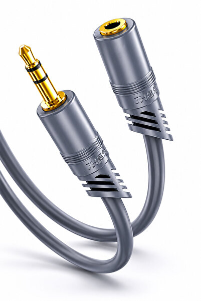 JINGHUA 3.5mm AUX Ses Uzatma Kablosu 3 Metre, Erkek Dişi Stereo Jack Uzatıcı,...