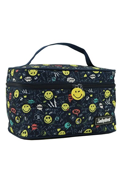 Lamonza Geanta Mancare Scribble It Up 24x14x15 cm 0.15 kg albastru/ galben