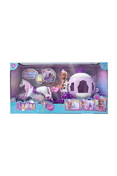 Lulu Fashion - 5" Princess doll with carriage