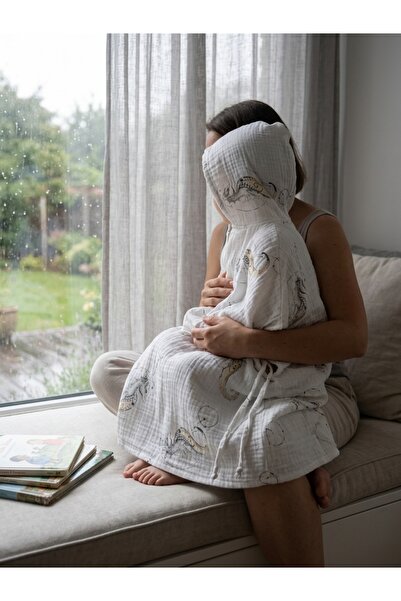 INFANT Hooded with whale print for children 3-5 YEARS
