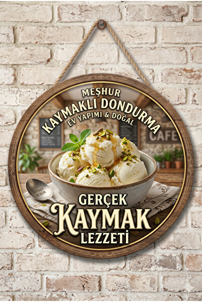 Mayeka Slastičarne i prodavnice deserta sa temom sladoleda, drvena zidna vrat...