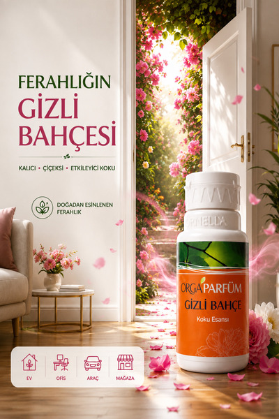 ORGATEM Orga Parfüm Gizli Bahçe Koku Esansı 100 ML