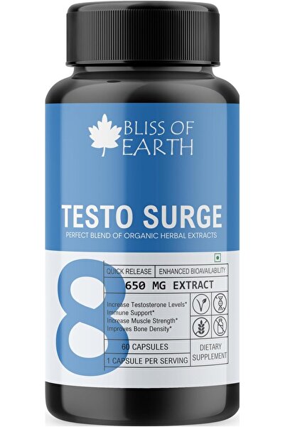 Bliss of Earth Herbal Botanical Blend Capsules, 60 Caps | Organic Extracts Di...