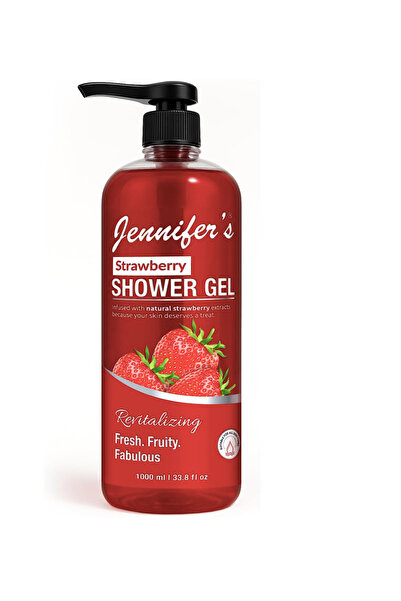 Jennifer's Jennifer’s Strawberry Shower Gel 1L - Enriched with Natural Strawb...