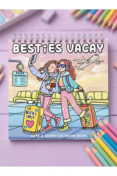 JACA MİNİ serisi Boyama Kitabı (13x13cm)
